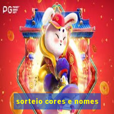 sorteio cores e nomes