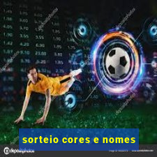 sorteio cores e nomes