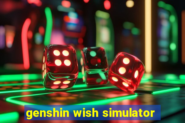 genshin wish simulator