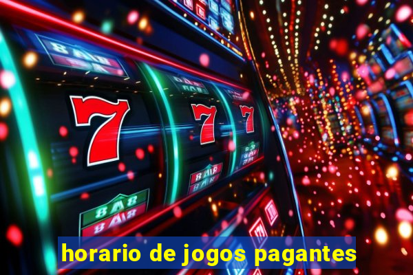 horario de jogos pagantes