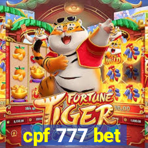 cpf 777 bet