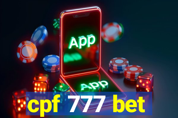 cpf 777 bet