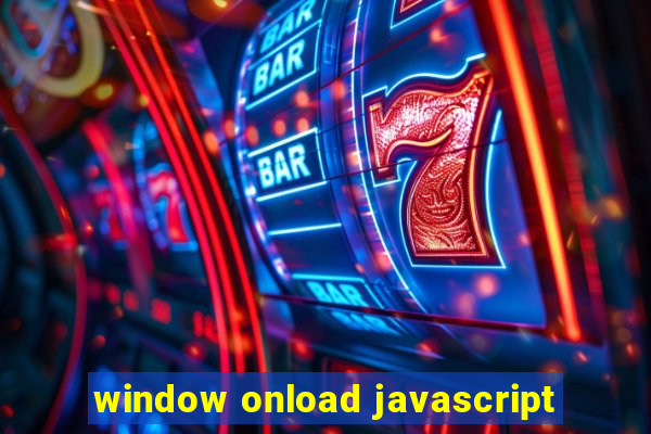 window onload javascript