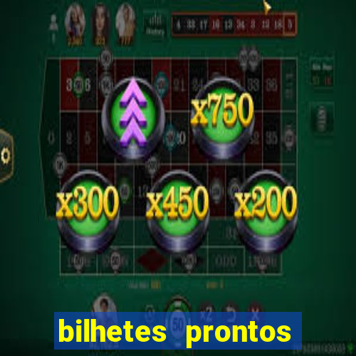 bilhetes prontos apostas esportivas