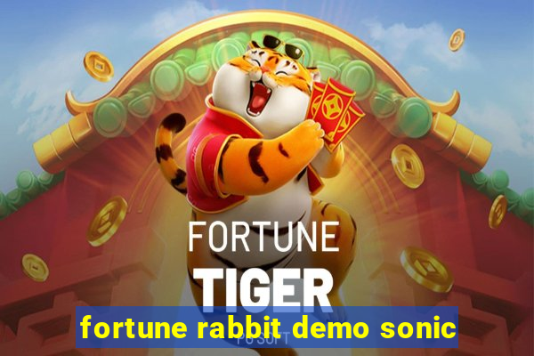 fortune rabbit demo sonic