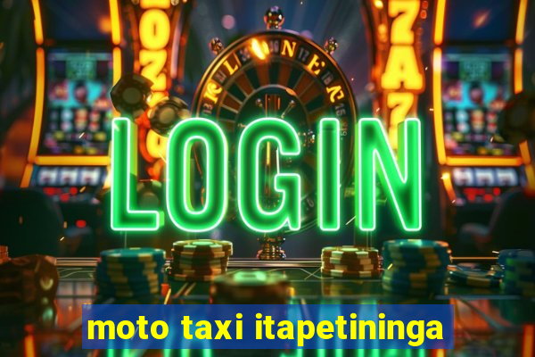 moto taxi itapetininga