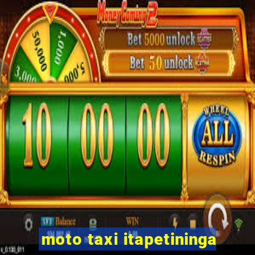 moto taxi itapetininga