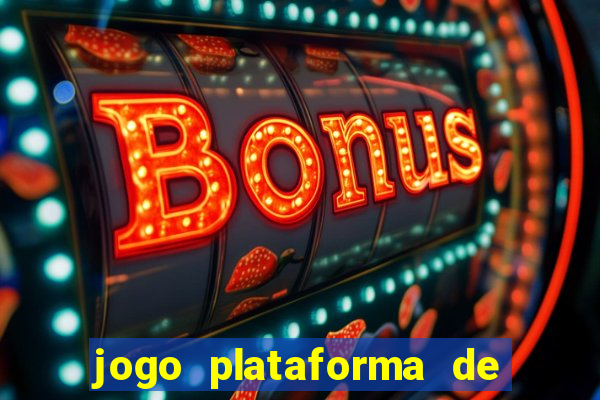 jogo plataforma de 3 reais