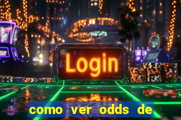 como ver odds de jogos passados