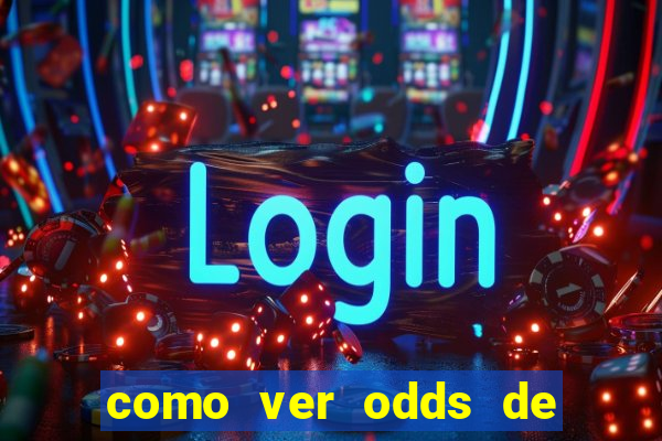 como ver odds de jogos passados