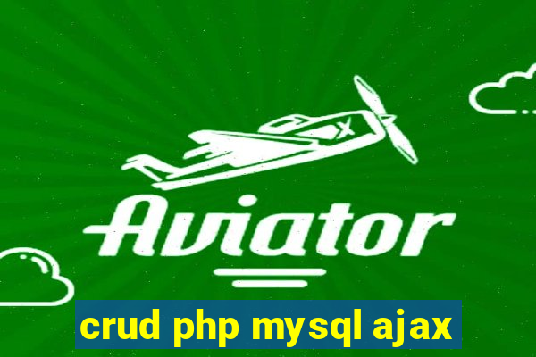 crud php mysql ajax