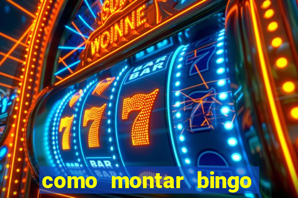 como montar bingo brinquedos toia