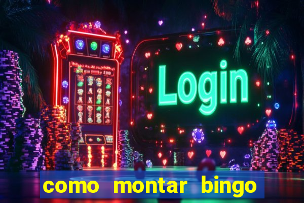 como montar bingo brinquedos toia