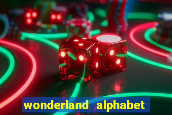 wonderland alphabet comic studio