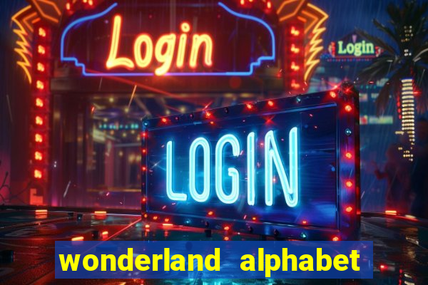 wonderland alphabet comic studio