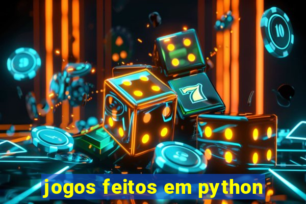 jogos feitos em python