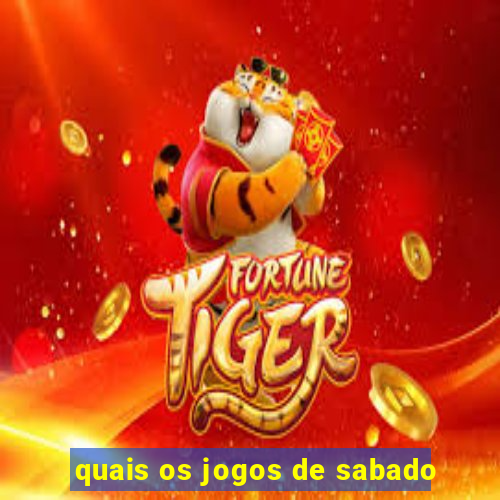 quais os jogos de sabado