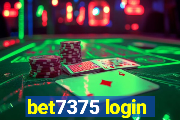 bet7375 login