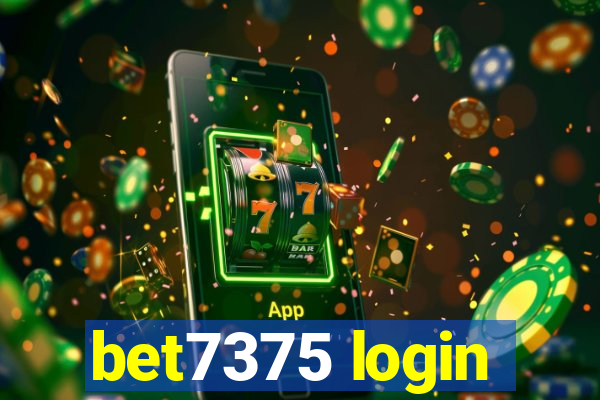 bet7375 login