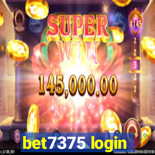 bet7375 login