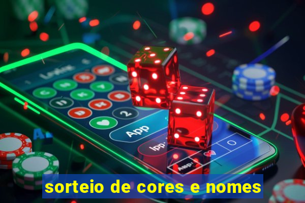 sorteio de cores e nomes