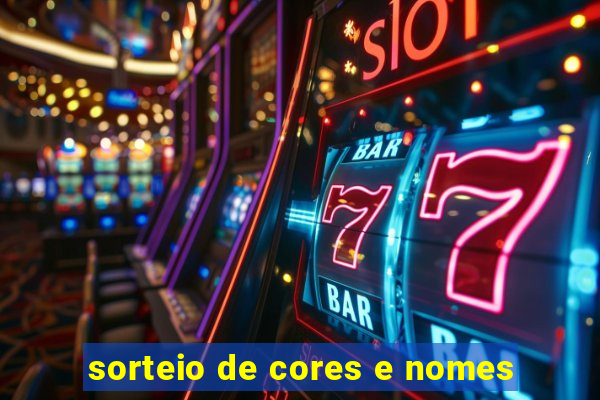 sorteio de cores e nomes