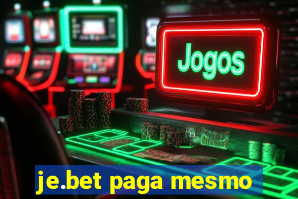 je.bet paga mesmo