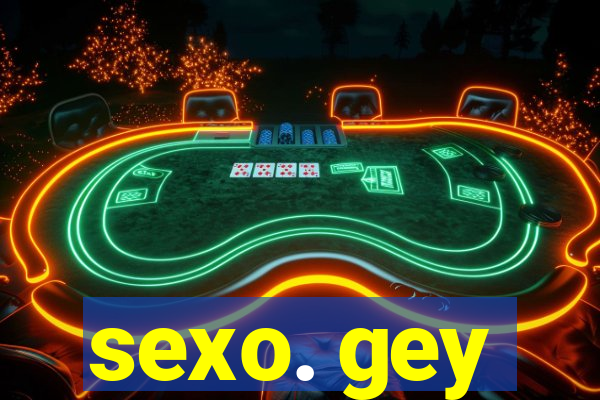 sexo. gey