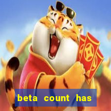 beta count has changed pt br