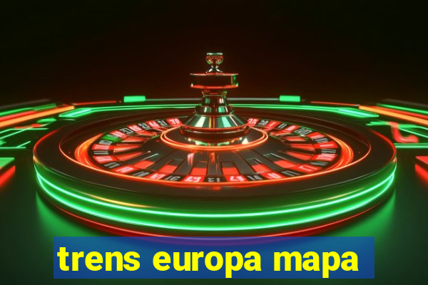 trens europa mapa