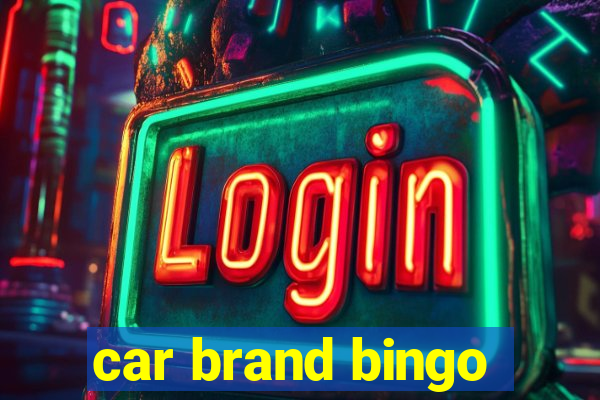 car brand bingo