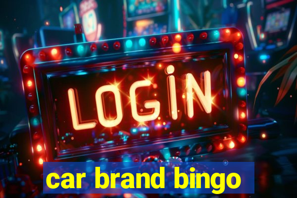 car brand bingo