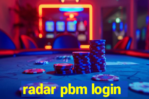 radar pbm login