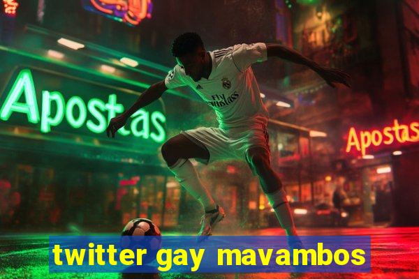 twitter gay mavambos