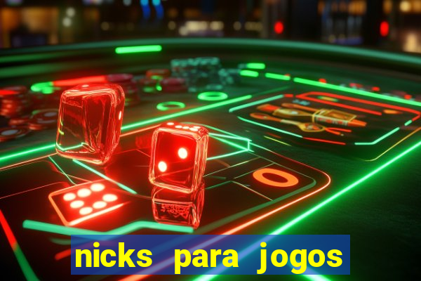 nicks para jogos de tiro