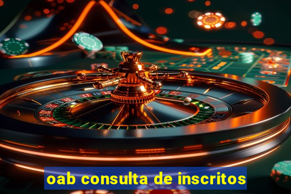 oab consulta de inscritos