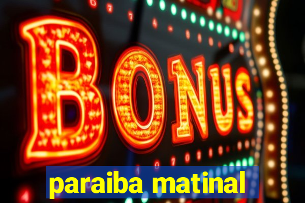 paraiba matinal