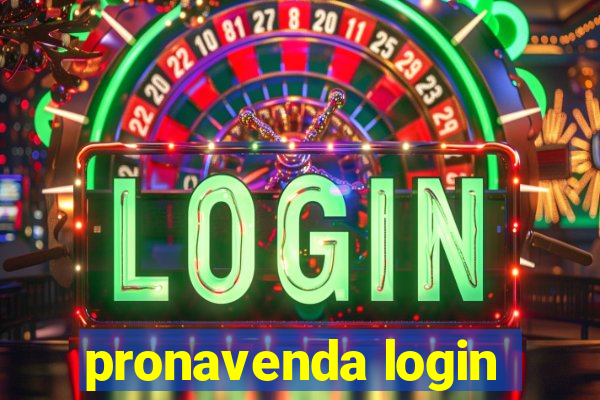 pronavenda login