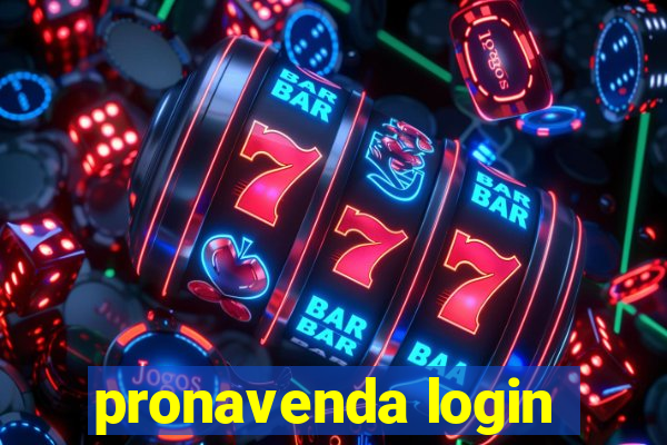 pronavenda login