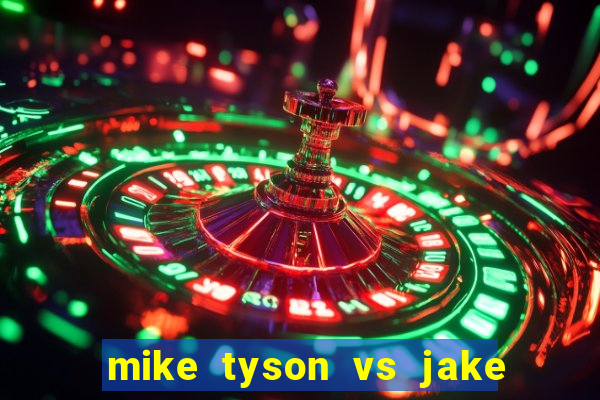 mike tyson vs jake paul assistir online