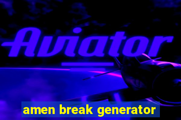 amen break generator