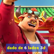 dado de 6 lados 3d