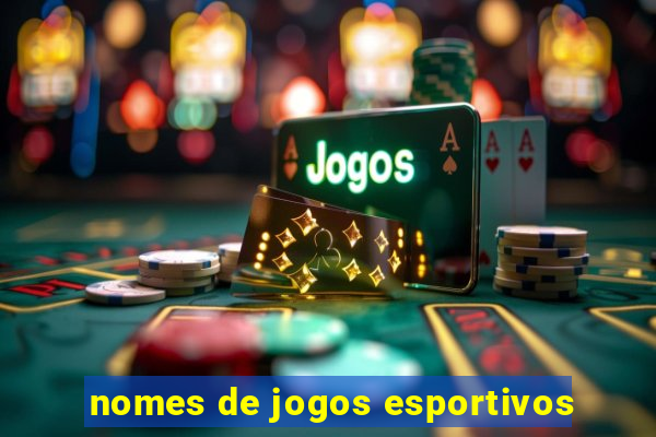 nomes de jogos esportivos