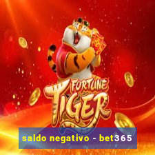 saldo negativo - bet365