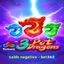 saldo negativo - bet365