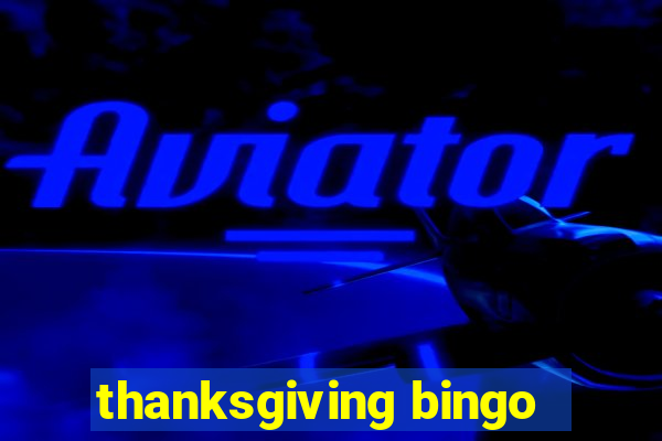 thanksgiving bingo