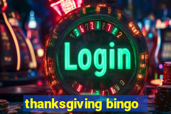 thanksgiving bingo