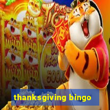 thanksgiving bingo