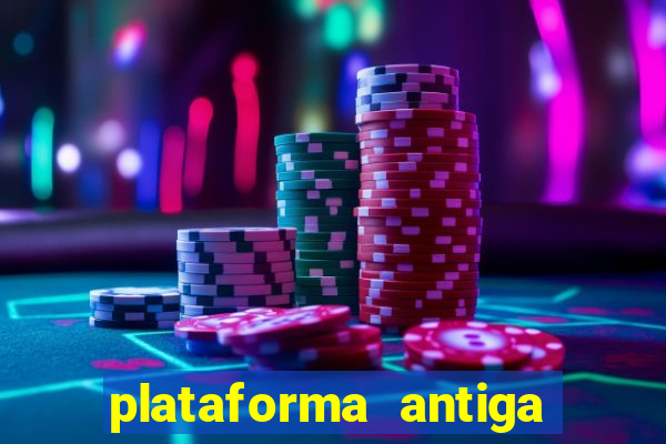 plataforma antiga de jogos