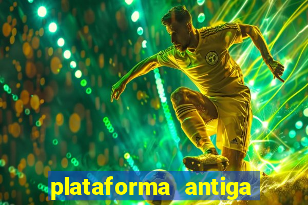 plataforma antiga de jogos